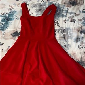 Red Lulu’s dress